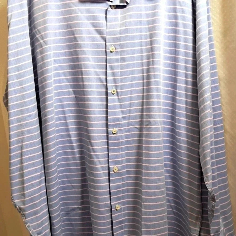 Paulo Solari Men's Button Down COTTON BLEND BUSINESS CASUAL PREPPY VACATION DATE
